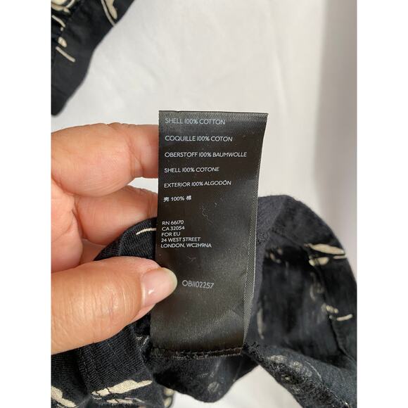 Maeve by Anthropologie Winona Babydoll Loose Fit Tunic 3/4 Sleeves Blouse XS - Picture 9 of 10